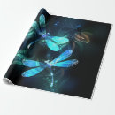 Search for dragonflies wrapping paper Dragonfly