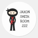 Search for red ninja stickers Martial arts