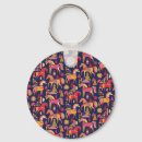 Search for colorful pattern round key rings Cartoon