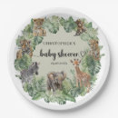 Search for leopard plates Boy baby shower