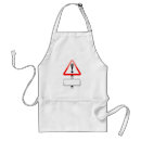 Search for hazardous aprons Warning