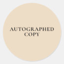Search for copies stickers Signed copy