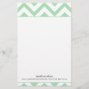 Search for mint green stationery paper Chevron