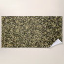 Search for black and gold beach towels Abstract
