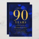 Search for cheers to 90 years invitations Milestone