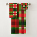 Search for christmas plaid bath towels Gingham