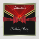 Search for red and black 18th birthday invitations Gold