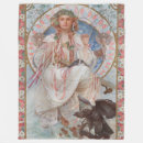 Search for art nouveau goddess posters Elegant female portrait