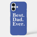 Search for best dad ever iphone cases Typography