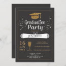 Search for gold glitter graduation invitations Typography