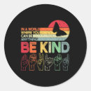 Search for sign language interpreter stickers Awareness