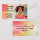 Search for african fashion business cards Hair stylist