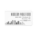 Search for cityscape return address labels Skyline