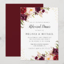 Search for burgundy rehearsal dinner invitations Elegant