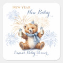 Search for baby new year stickers Blue