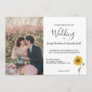 Search for sunflower photo invitations Watercolor