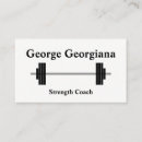 Search for barbell business cards Simple