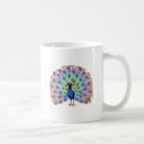 Search for peacock colours mugs Peafowl