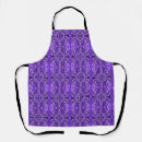 Search for diamond shape pattern aprons Purple