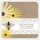 Search for square address stickers Floral