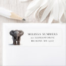Search for african elephant return address labels Animal