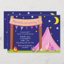 Search for backyard sleepover invitations Under the stars