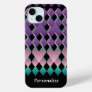 Search for purple diamond iphone cases Black