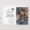 Search for white graduation invitations Typography