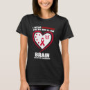 Search for brain aneurysm tshirts Burgundy