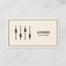 Search for audio engineer business cards Modern