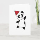 Search for panda bear christmas cards Xmas