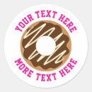 Search for cute donut stickers Chocolate