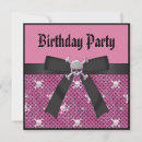 Search for girly skull invitations For kids