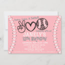 Search for softball birthday invitations Sports