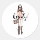Search for fashion illustration stickers Pink
