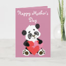 Search for panda mothers day cards Pink
