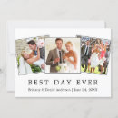 Search for best day ever thank you cards Bride and groom