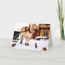 Search for horse farm christmas cards Snow