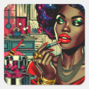 Search for lipstick on stickers Retro