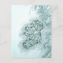 Search for vintage map of ireland postcards Green