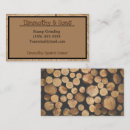Search for sawing business cards Tree service