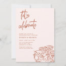 Search for lets celebrate engagement party invitations Pink