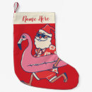 Search for flamingo christmas stockings Tropical