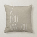 Search for i love you cushions Typography
