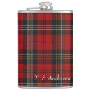 Search for clan tartan flasks Red