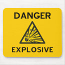 Search for warning sign mousepads Danger