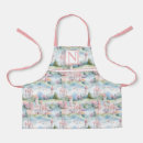 Search for girl princess aprons Watercolor