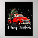 Search for vintage christmas tree posters Red