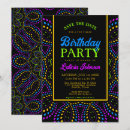 Search for neon nights invitations Dance party vibe