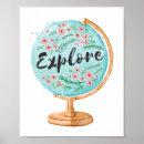 Search for world globe posters Quote